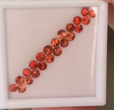3.41ct orange spinel for abbey DXBCS6465