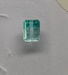 0.92CT EMERALD CUT NIGERIAN PARAIBA DXBCS6207