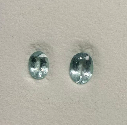 MIXct MOZAMBIQUE PARAIBA OVAL PAIR DXBCS6869