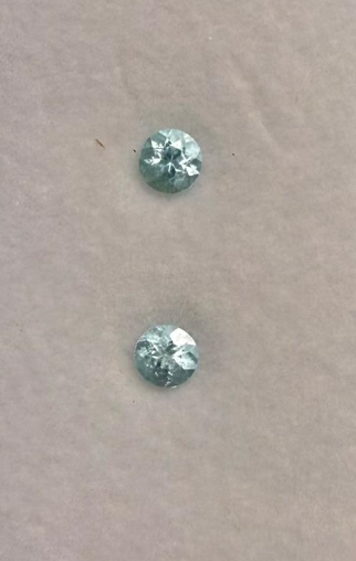 NIGERIAN PARAIBA ROUND PAIR DXBCS6914