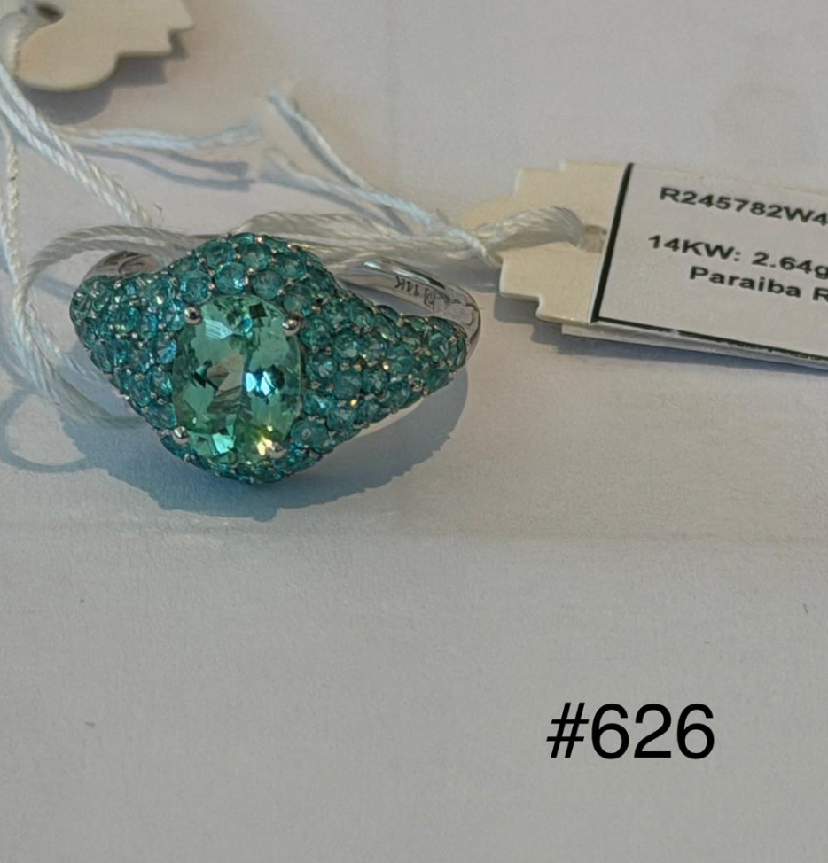 MIX ORIGIN 14K PARAIBA RING SIZE 5 DXBCS7068