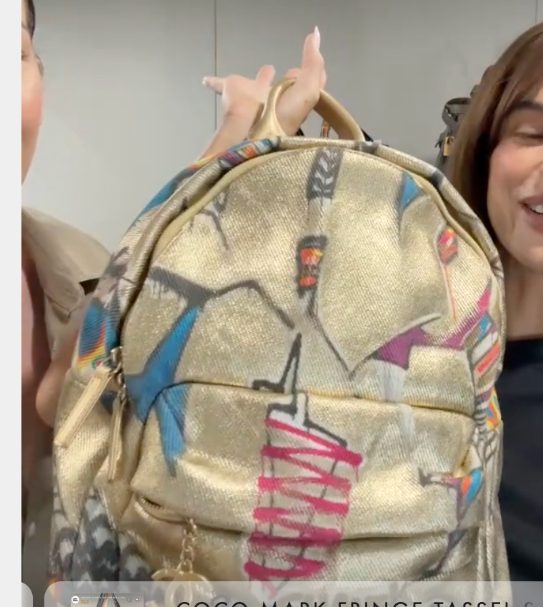 Chanel Graffiti Backpack 1B0827FBVPU