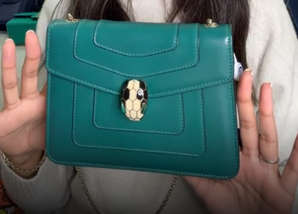 Bulgari emerald green bag ALC4454