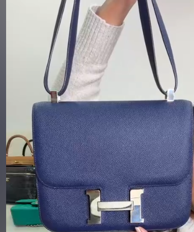 Hermes Constance 24 indigo blue ALC4449