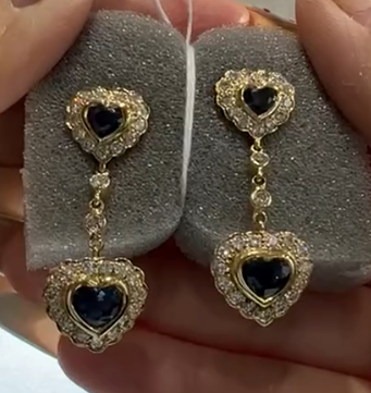750 Sapphire Earrings J0926ZGSUK
