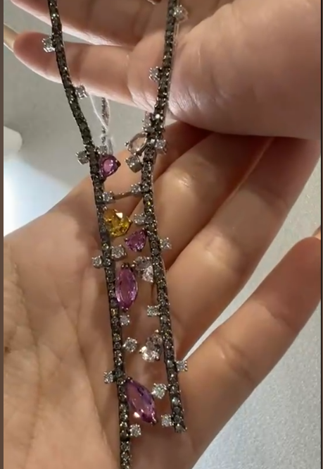 K18/750 Pink Sapphire Necklace J0810HTZV7