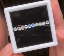 1.30ct Moonstone Melee Set 3mm THAIC0705