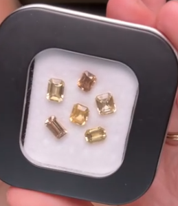 5.00ct Desert Zircon Set  THAIC0710