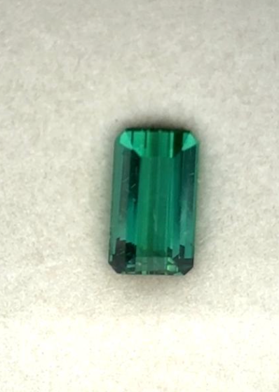 1.26ct GREEN Emerald BRAZIL INDICOLITE TOURMALINE SINGLE DXBCS7183