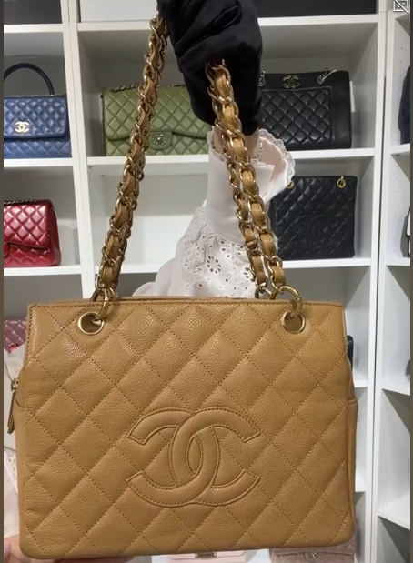 Chanel Petite Timeless Tote Caramel Caviar GHW SYC2277