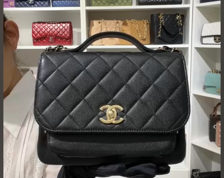*Chanel Business Affinity Black Caviar Small GHW SYC2287