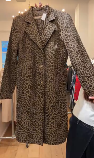 FENDI leopard print coat  AGC4006