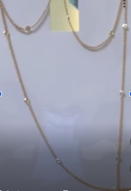 1 - 18K 0.6ct Diamonds by the Yard Necklace  HKDXB0941