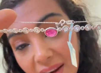 Ruby and Diamonds Necklace HKDXB0938