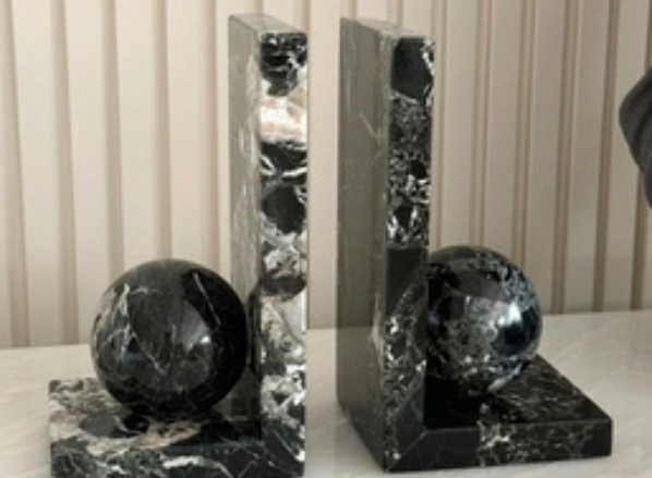 Victor Marble Bookends