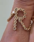 Letter R Ring HKDXB0929