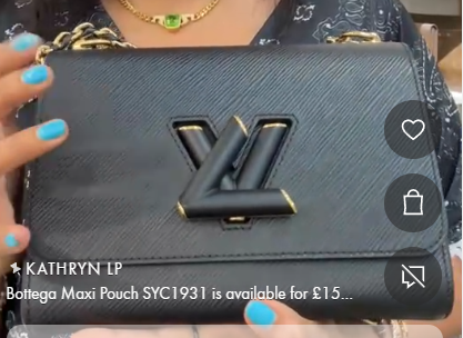 Louis Vutton Black on Black Twist SYC1932