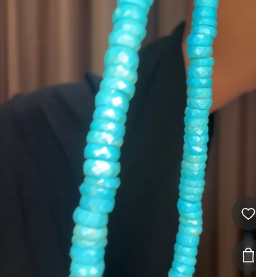 Arizona Turquoise Necklace 17" #43 THAIC0408