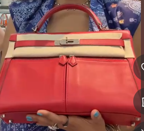 Hermes Lakis Kelly 32 Vermillon PHW #Q SYC1944