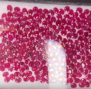 112.58ct Ruby Calibration Lot 5x4 THAIC0520