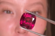4.70ct Red Garnet Cushion THAIC0643