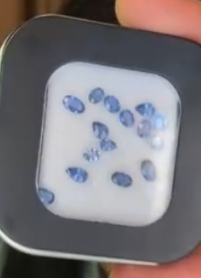 3.15ct Ceylon Blue Sapphire Mix Set Oval/Pear (15 pcs) THAIC0180
