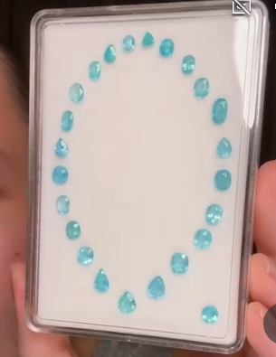 7.21ct Paraiba Ethiopia Set 24 pcs THAIC0704