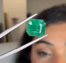 4.48ct Square Cut Emerald DXBCD2237
