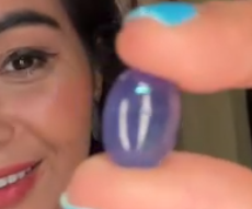 12.80ct Tanzanite Cabochon THAIC0436