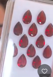 17.98crt Garnet 6X9mm Pear Faceted (12 Pcs Box) GR6X9PSCT