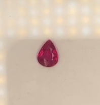 RUBELLITE Pear 1.65crt  DXBCS6574