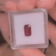 Red spinel emerald DXBCS6759