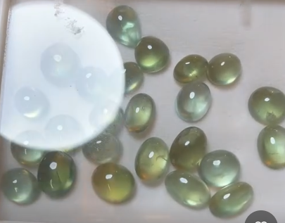 75.00ct Prehnite Bubble Set THAIC1277