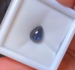 4.50ct Royal Blue Sapphire Pear THAIC1272