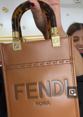 Fendi Sunshine Mini Tote Bag SYC2253