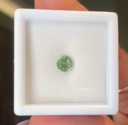 0.45ct  Russian Demantoid* THAIC1016