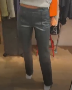 Chanel Leather Trousers