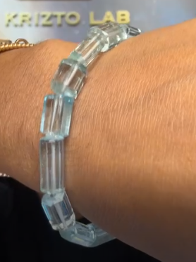 11g 6mm Auqamarine Bracelet BR20