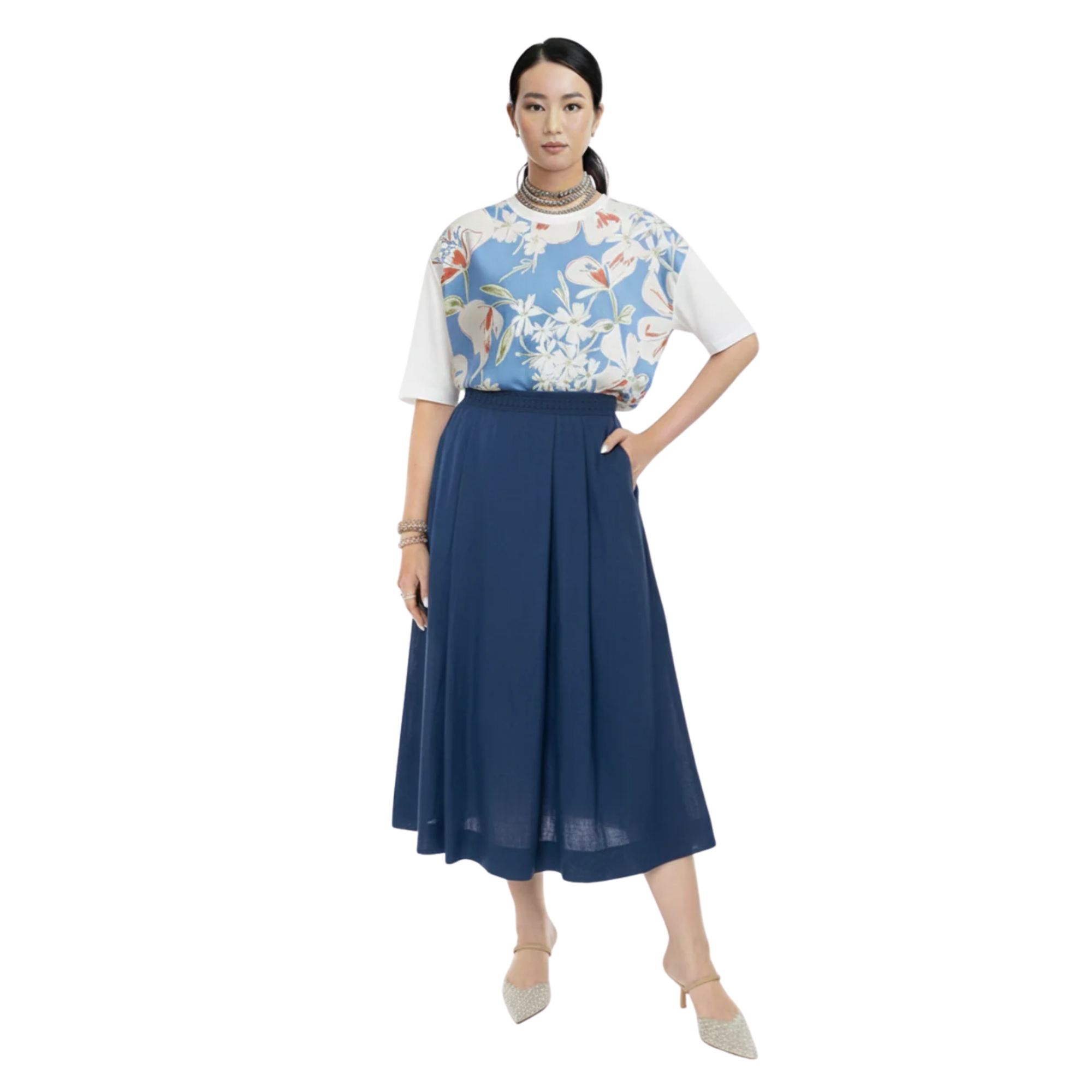 T-SHIRT FLOWER FAIR TOP (قميص)