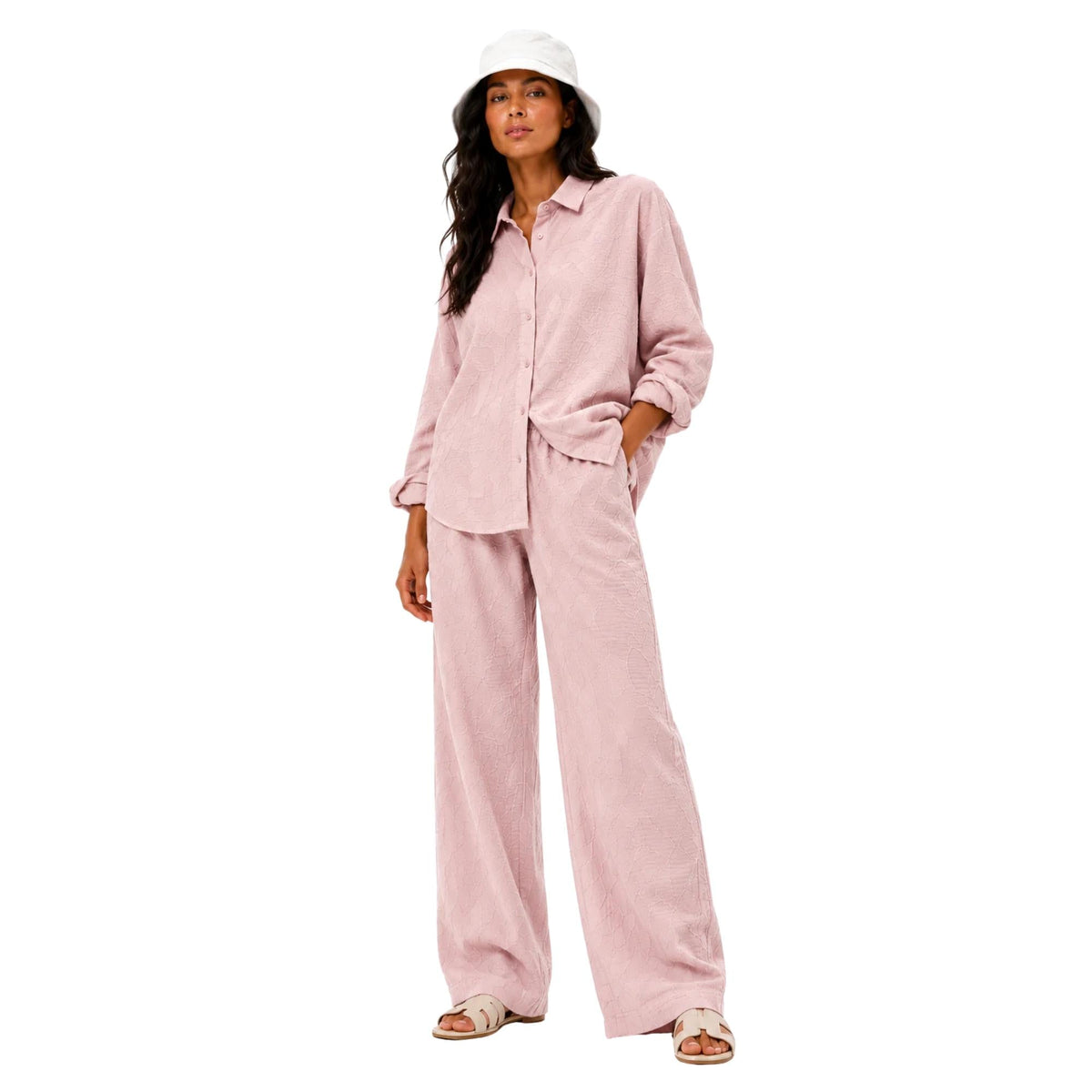 TEXTURED FLOW TWO-PIECE SET  زوج “CLOUD”