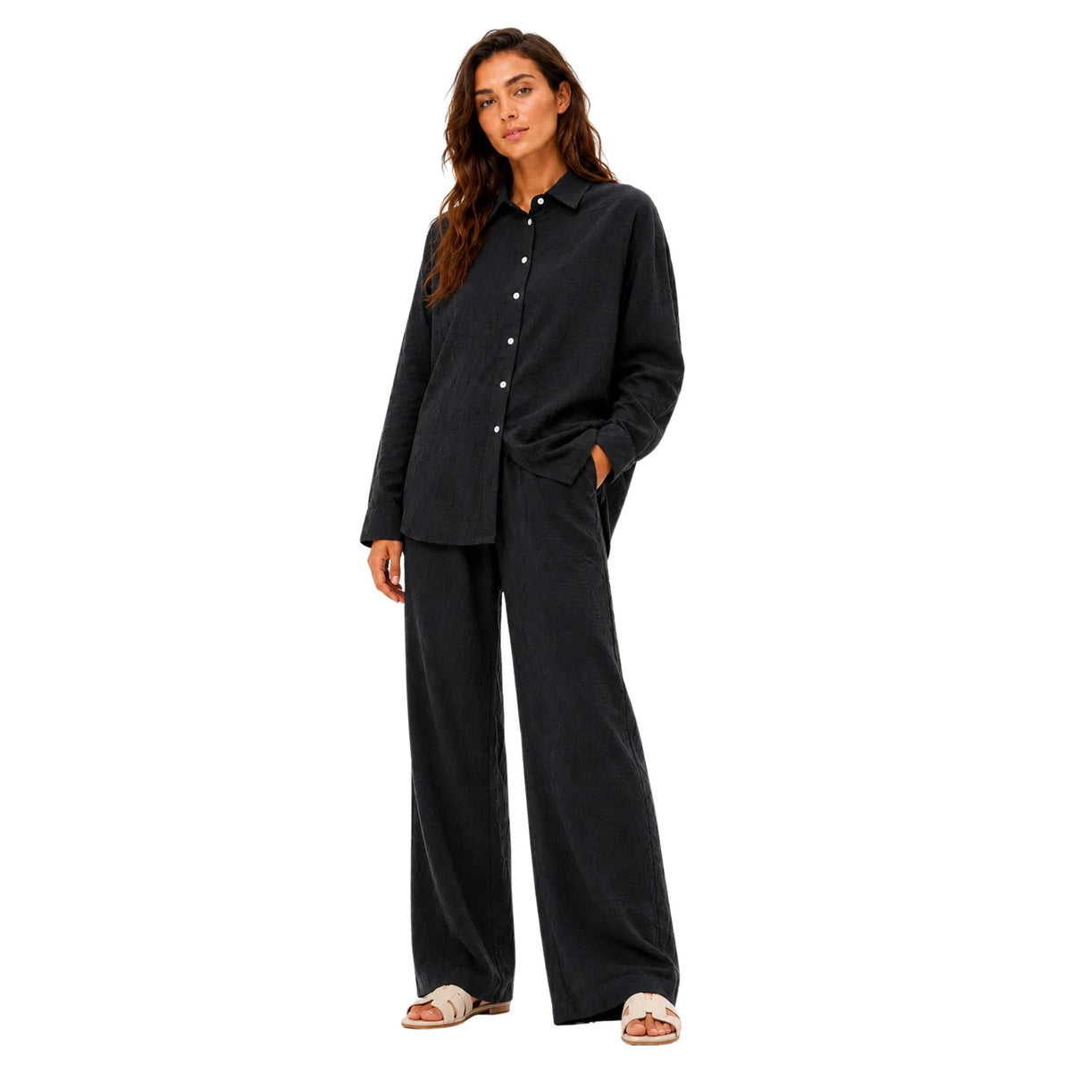 TEXTURED FLOW TWO-PIECE SET  زوج “CLOUD”
