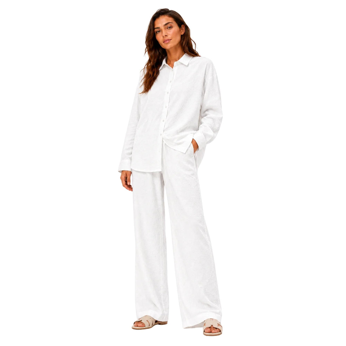 TEXTURED FLOW TWO-PIECE SET  زوج “CLOUD”