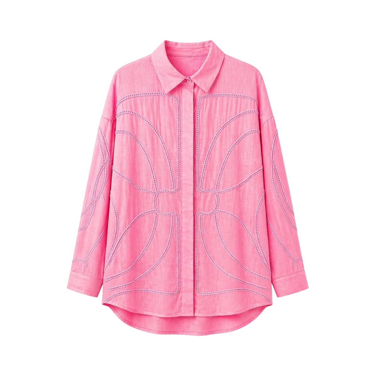 THREAD FLOW LINEN CO-ORD SET زوج (SHIRT & PANTS قميص وبنطلون) “MINA"