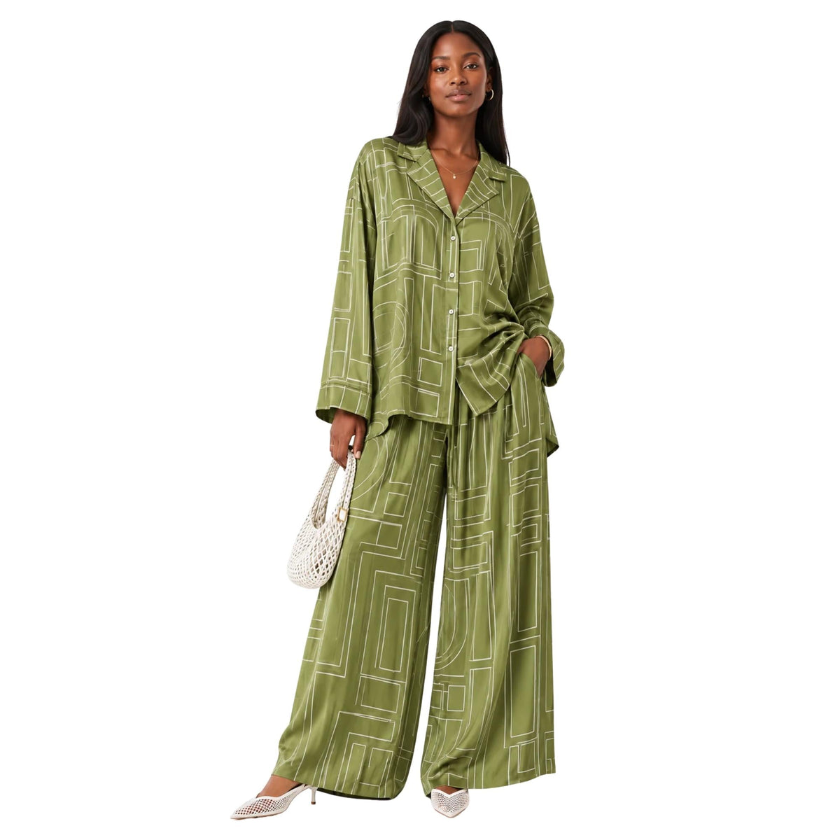 TWO-PIECE CO-ORD SET زوج “GEO LUX”