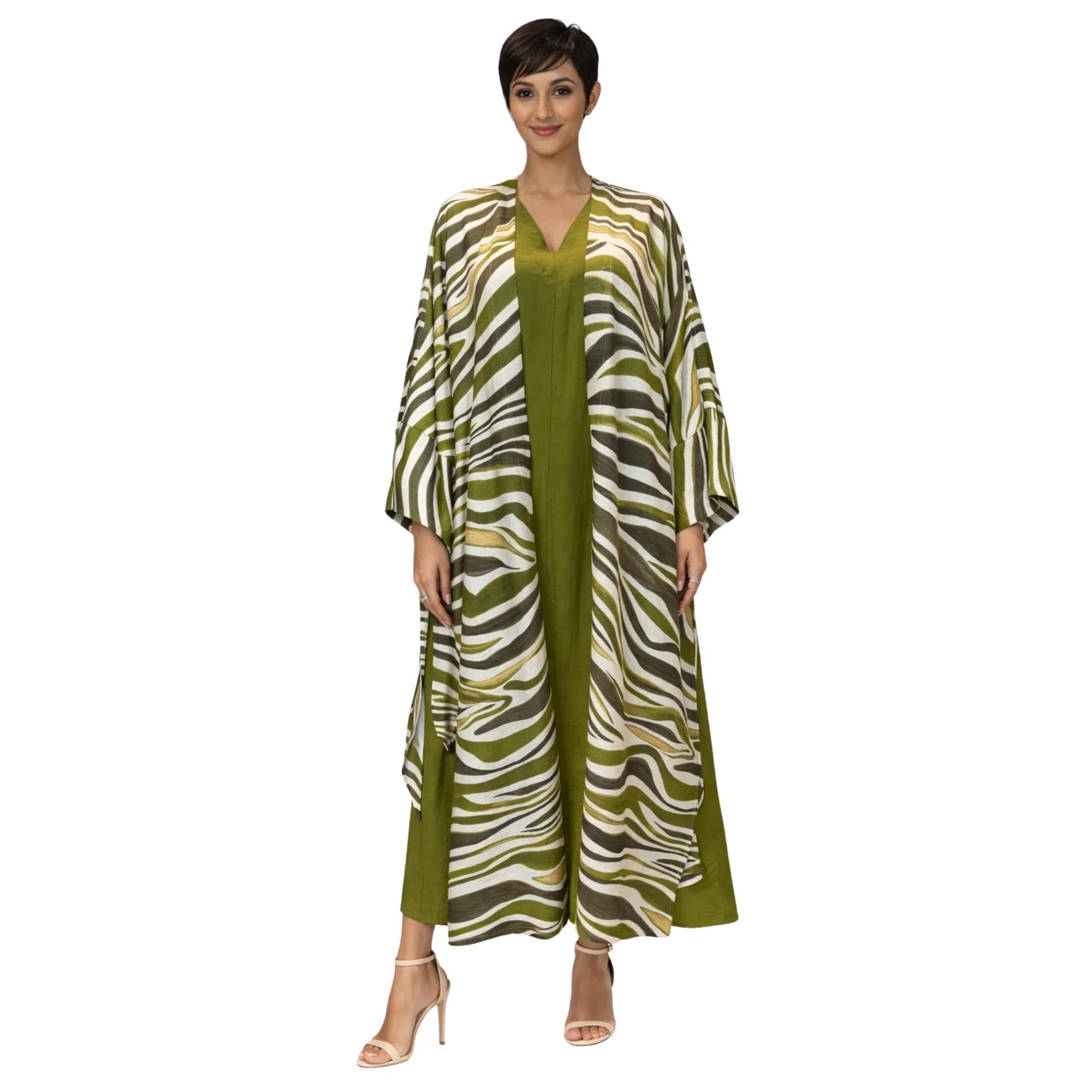 TWO-PIECE PRINTED SET زوج "NOOR GARDEN”