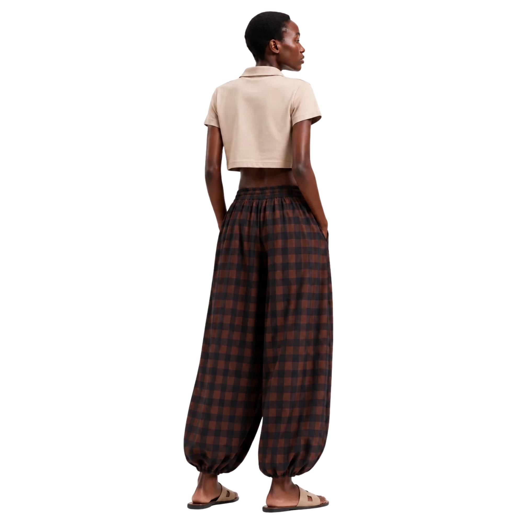 TWO TONE CHECKED CARGO TROUSERS بنطلون“TORINO”