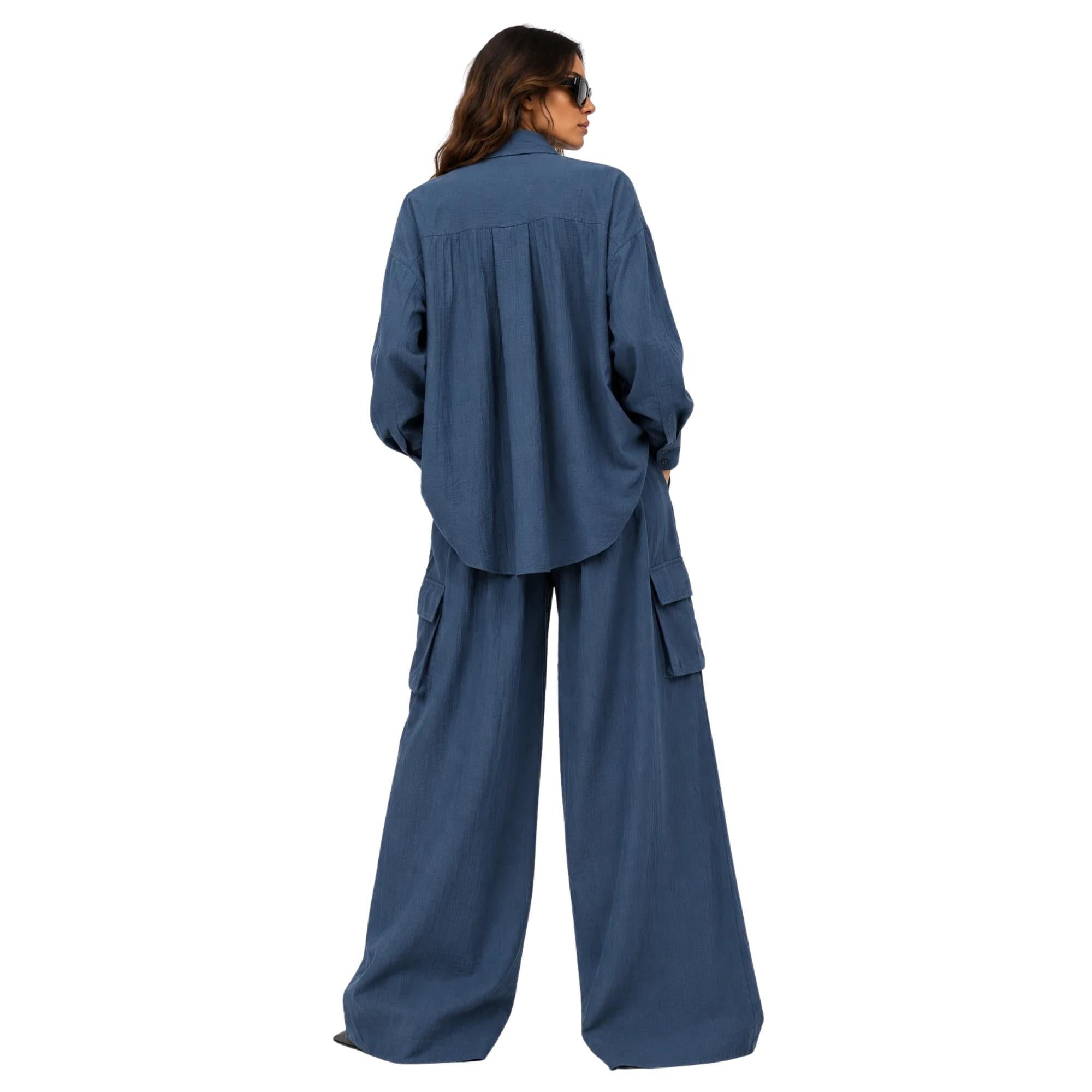UTILITY TWO-PIECE SET تعيين (SHIRT & PANTS) “OBLOMOV”