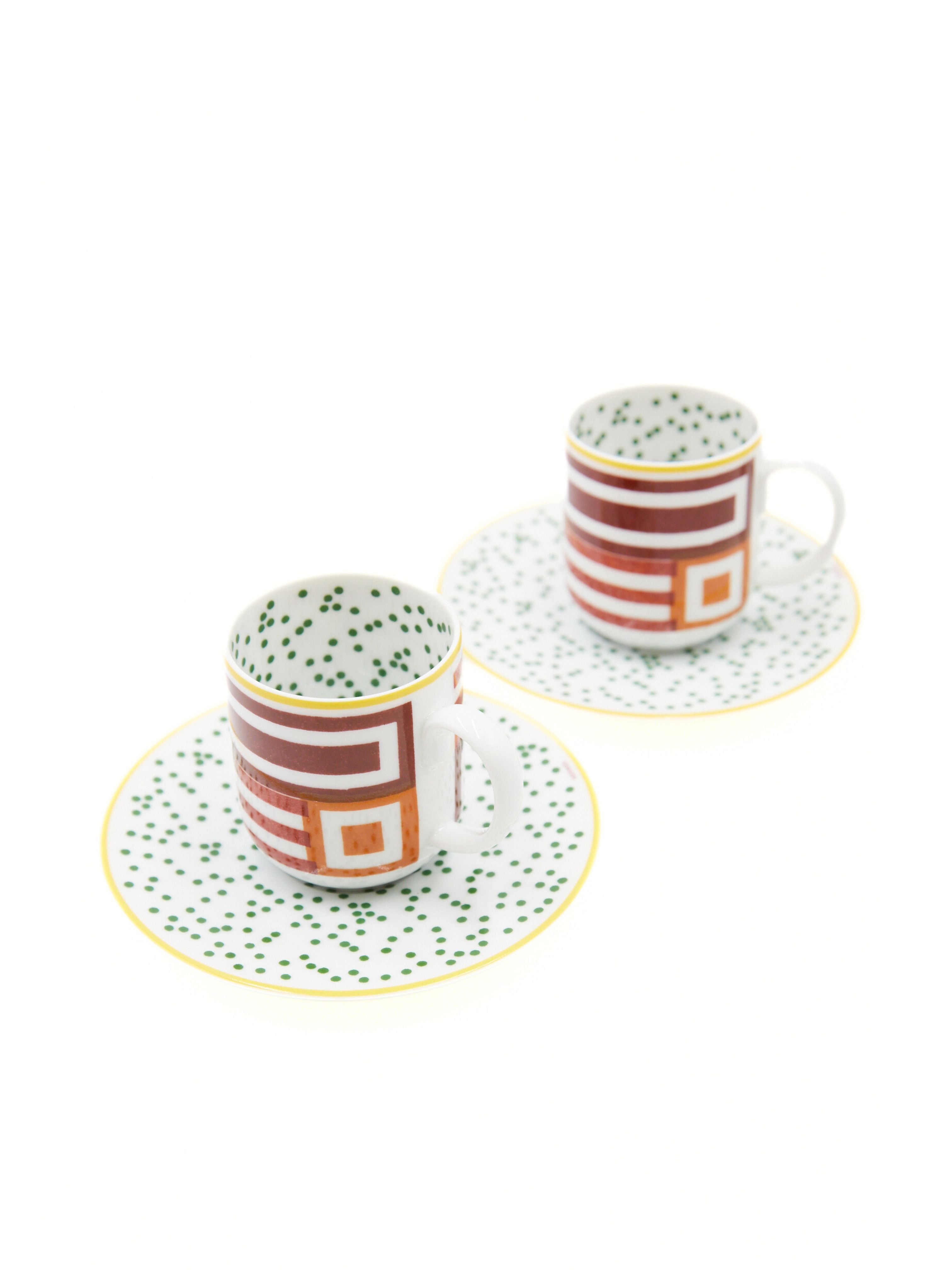 HERMÈS Hippomobile Coffee Cups and Saucers