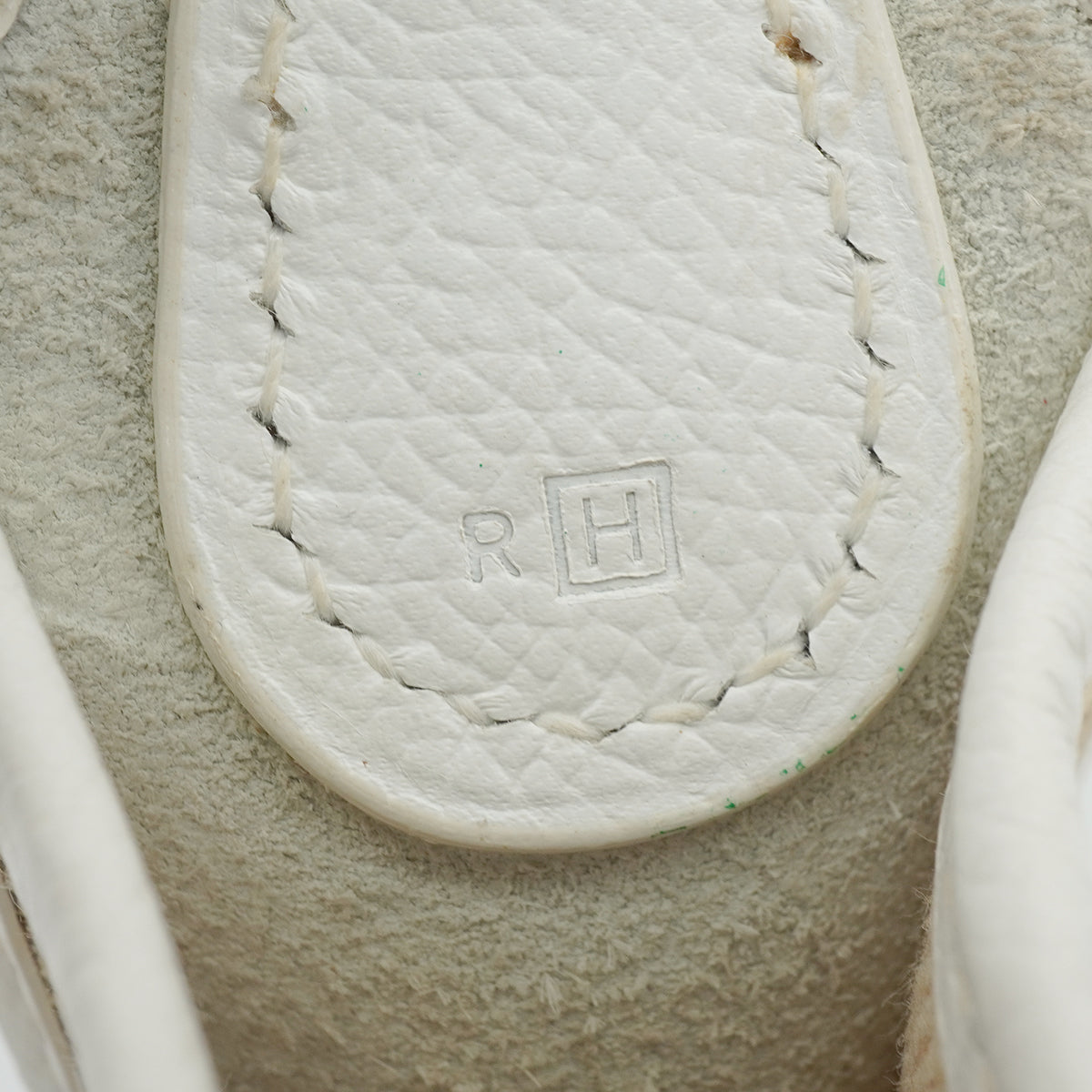 HERMES VESPA TPM WHITE TOILE H VEAU EPSOM SHOULDER BAG 2004 SQUARE H PALLADIUM HARDWARE 90343014