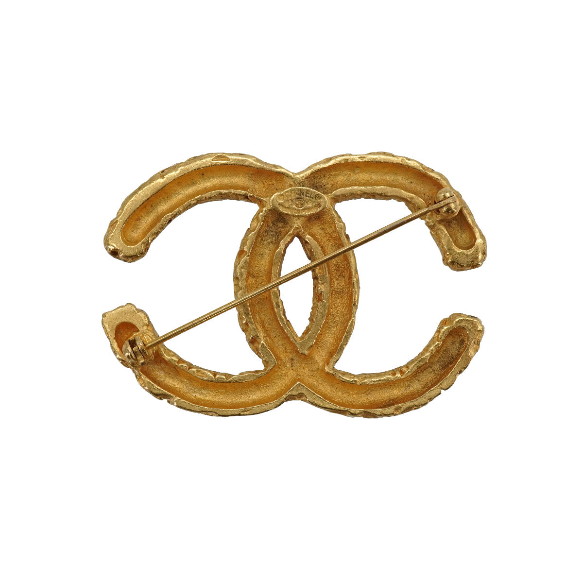 VINTAGE CHANEL COCOMARK BROOCH GOLD ACCESSORY 95A 90335320